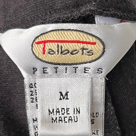 •Talbots• Charcoal Gray Ponte Knit Crop Pants - Size Medium - Picture 2 of 7